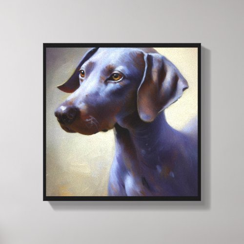 Blue Lacy Dog  Canvas Print