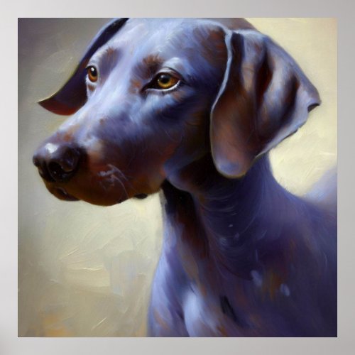 Blue Lacy Dog  Poster