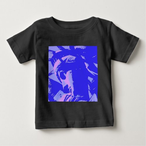 Blue Lady Liberty Baby T_Shirt