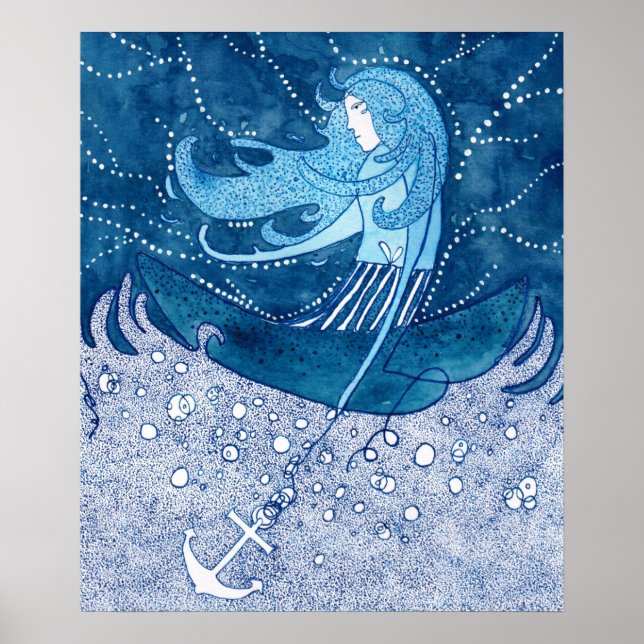 Blue Lady Poster (Front)