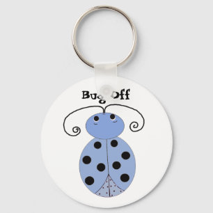 Blue Ladybug - Bug Off Keychain