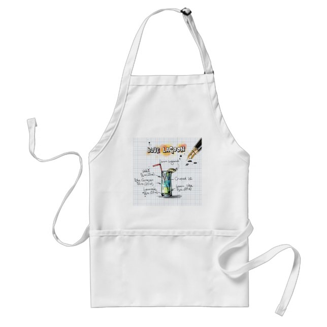 Blue Lagoon Adult Apron (Front)