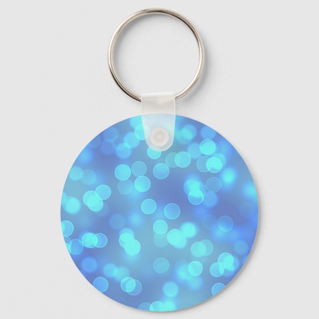 Blue Lagoon Background Keychain (Front)