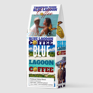 BLUE LAGOON COFFEE, 12oz Bag, Dark Roast, Flath Roasted Coffee
