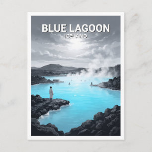 Blue Lagoon Grindavík Iceland Keepsake Postcard