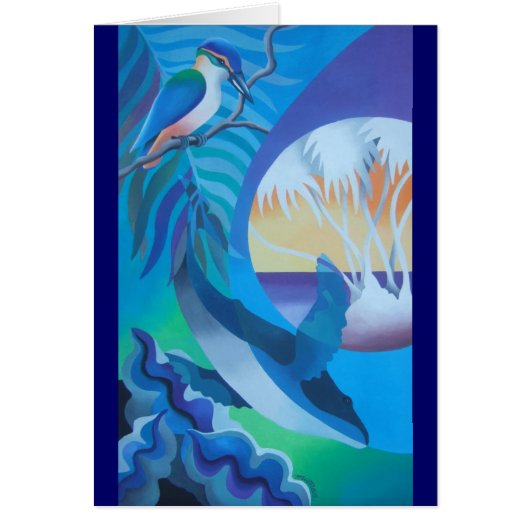 "BLUE LAGOON I" CARDS (Front)