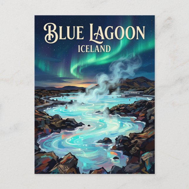 Blue Lagoon Iceland Postcard (Front)
