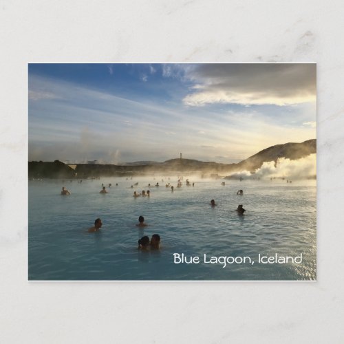Blue Lagoon Iceland Postcard