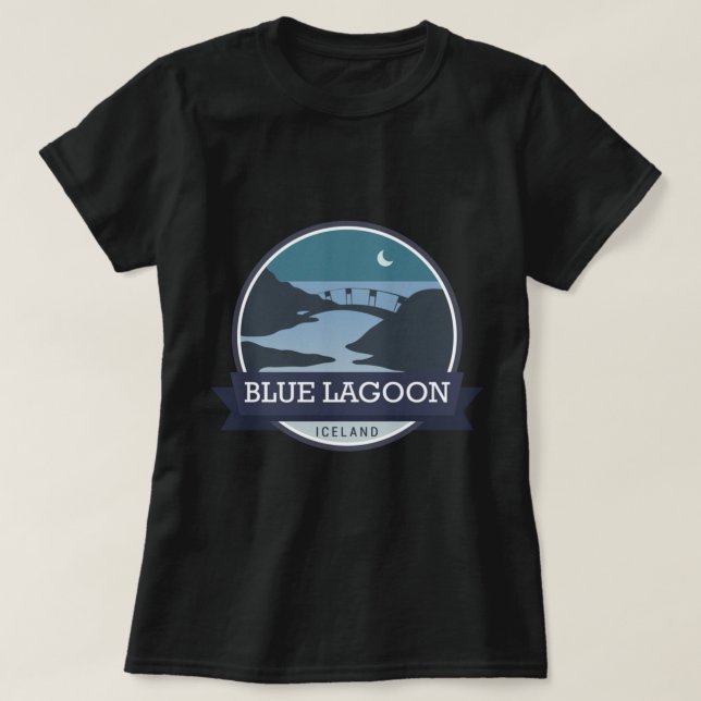 Blue Lagoon Iceland   T-Shirt (Design Front)