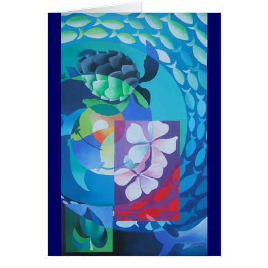 "BLUE LAGOON IV" CARDS (Front)