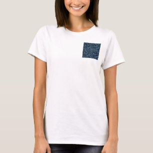 Blue Lagoon Midnight Cobbled Patchwork Terrazo T-Shirt