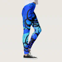 Blue Lagoon Monogram Leggings - Women - Ready-to-Wear