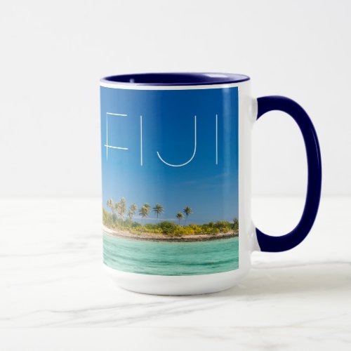 Blue Lagoon Seascape Fiji Mug