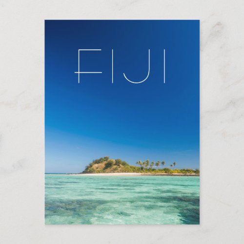 Blue Lagoon Seascape Fiji Postcard