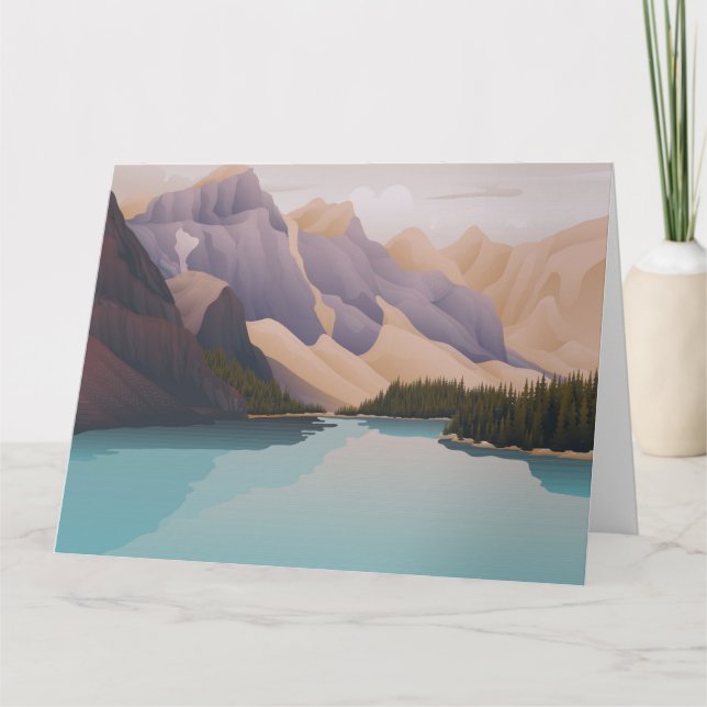 Blue lake card (Front)