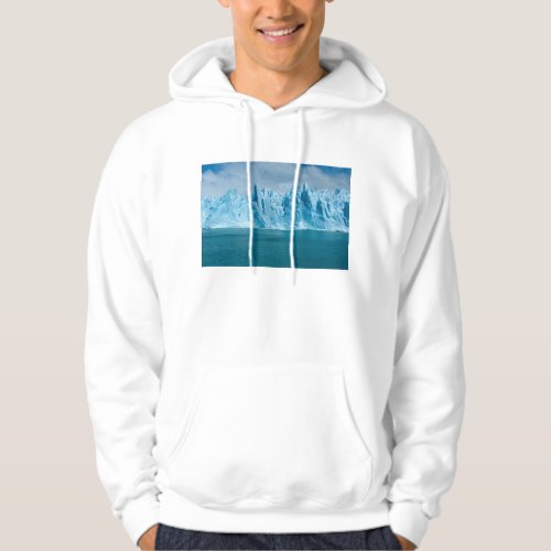 Blue Lake Ice And Sky Hoodie