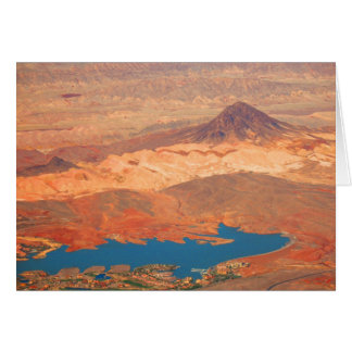 Blue Lake, Red Desert by Cynthia Wenslow Cards
