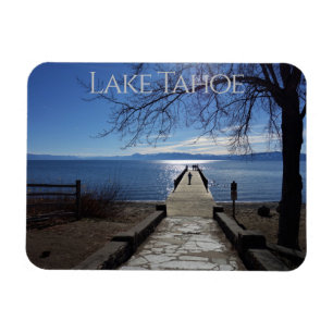 Blue Lake Tahoe Pier Magnet