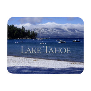 Blue Lake Tahoe Sierras of Nevada and California Magnet