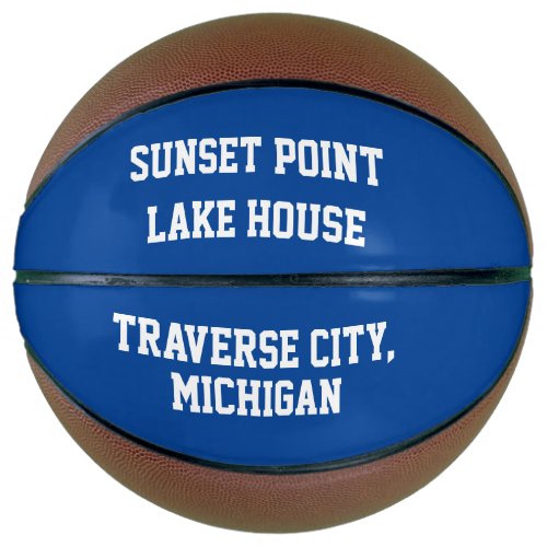 Blue Lakehouse Basketball