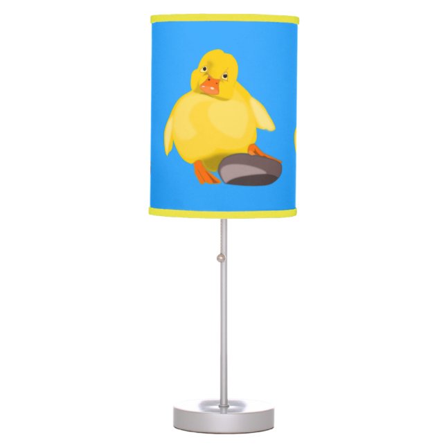 Blue Lamp with Yellow Duck - Choose Color (Front)