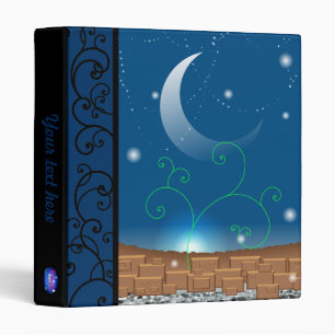 Blue landscape binder (your text here)