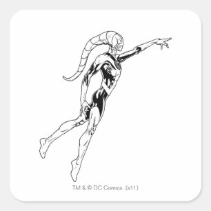 Blue Lantern 11 Square Sticker