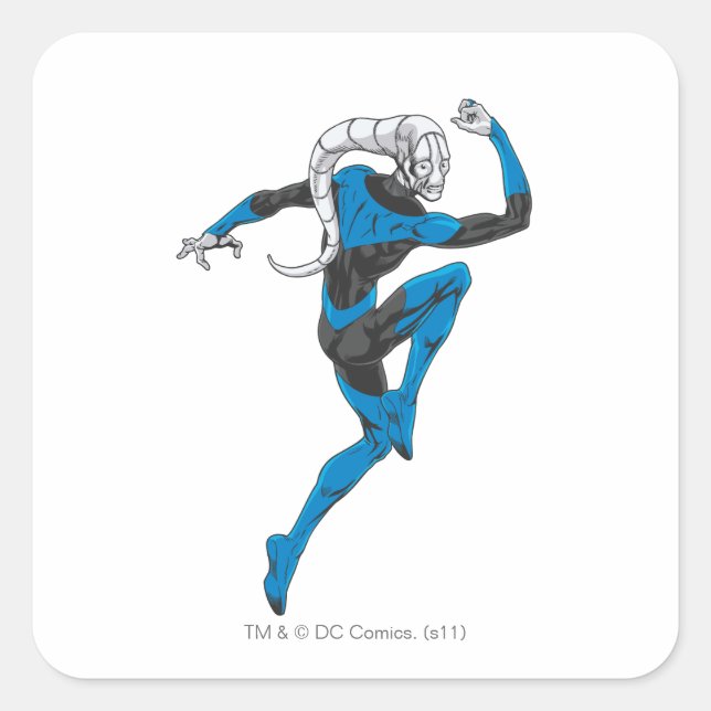 Blue Lantern 1 Square Sticker (Front)