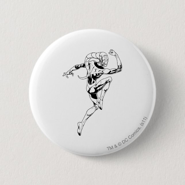 Blue Lantern 3 Pinback Button (Front)