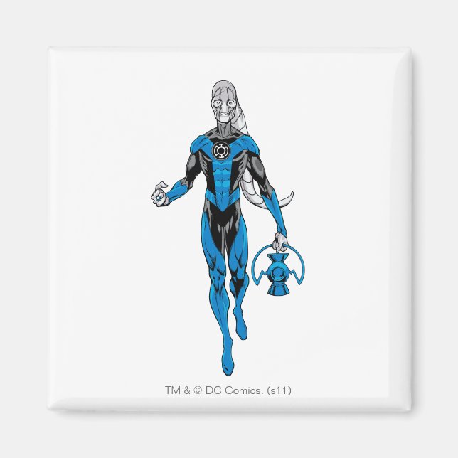 Blue Lantern 4 Magnet (Front)