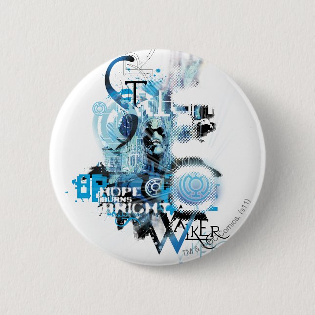 Blue Lantern Graphic 1 Button (Front)