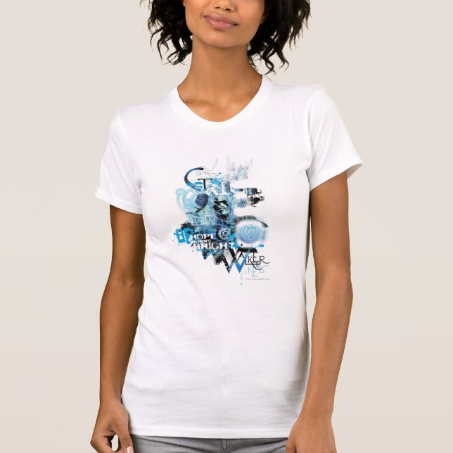 Blue Lantern Graphic 1 T-Shirt (Front)