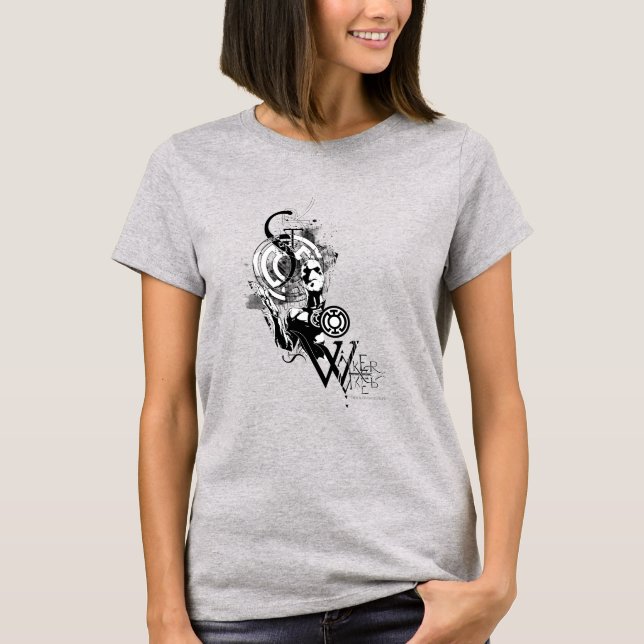 Blue Lantern Graphic 2 T-Shirt (Front)