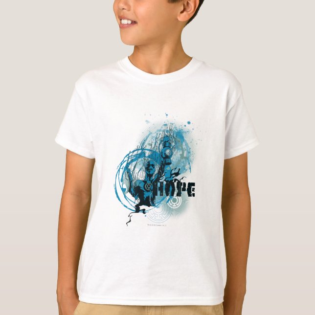 Blue Lantern Graphic 3 T-Shirt (Front)