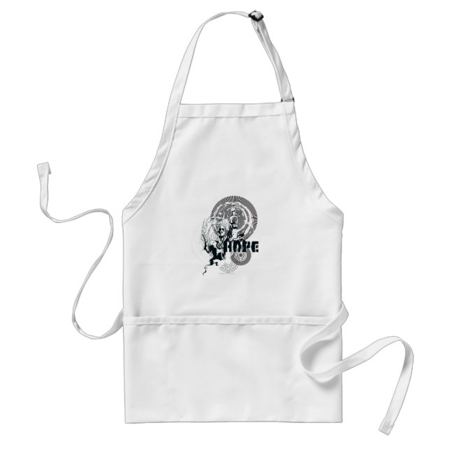 Blue Lantern Graphic 4 Adult Apron (Front)