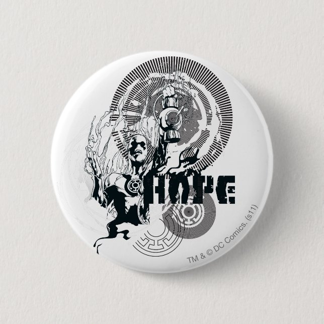 Blue Lantern Graphic 4 Button (Front)