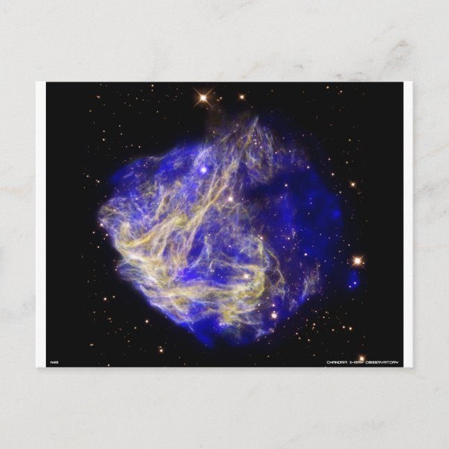 Blue Large Magellanic Cloud Postcard (Front)