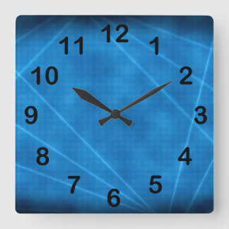 Blue Laser Show Clock
