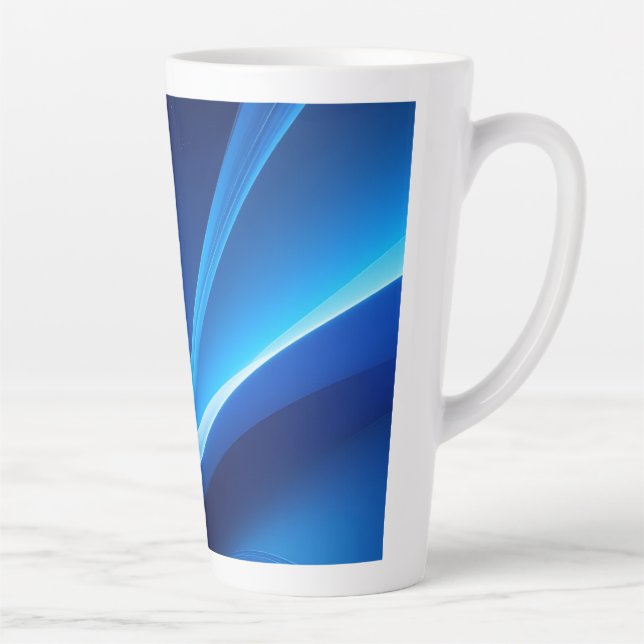 Blue Latte Mug (Right)