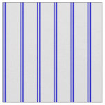[ Thumbnail: Blue & Lavender Colored Stripes Fabric ]