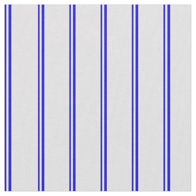 Blue & Lavender Colored Stripes Fabric (Close Up)