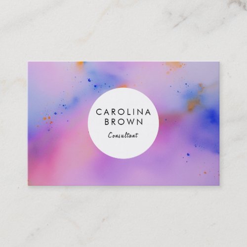 Blue Lavender Dreams Professional Business Card