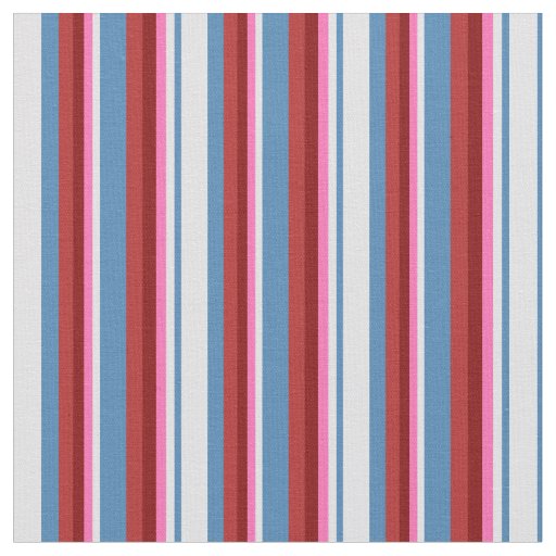 Blue, Lavender, Hot Pink, Maroon & Red Pattern Fabric