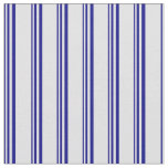 [ Thumbnail: Blue & Lavender Lines Pattern Fabric ]
