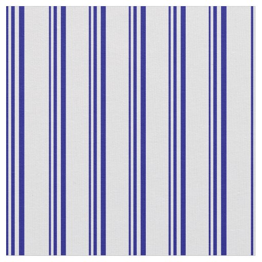 Blue & Lavender Lines Pattern Fabric