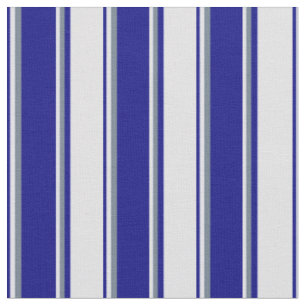 Blue, Lavender & Slate Gray Colored Pattern Fabric