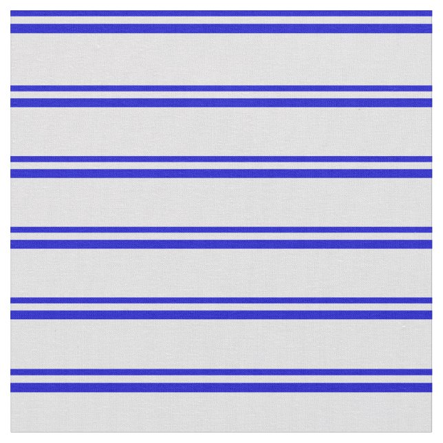 Blue & Lavender Stripes/Lines Pattern Fabric (Close Up)