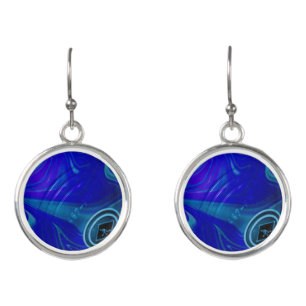 Blue Lawn Bowl, Earrings