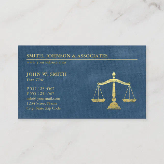 Blue Lawyer Scales of Justice Law Firm Appointment | Zazzle