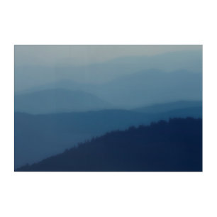 Blue Layers Acrylic Print